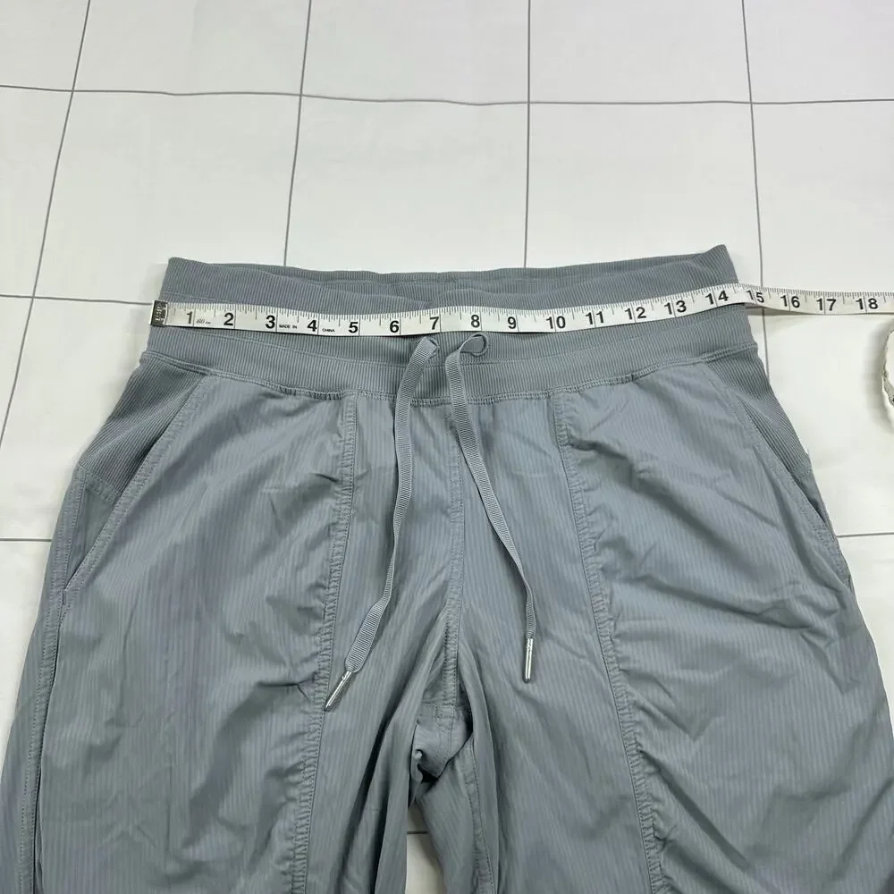 Lululemon Pants Women 6 Gray Dance Studio Mid Rise Jogger Athletic Sporty Travel